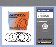 Load image into Gallery viewer, 52.5MM Piston Rings Only for 125cc
