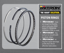 Load image into Gallery viewer, 56MM MITRON-X Piston &amp; Rings Set
